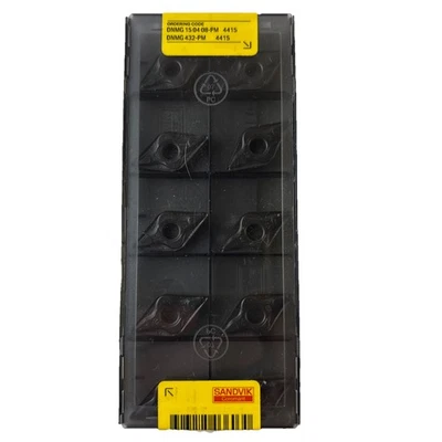 Sandvik Coromant DNMG 432-PM 4415 DNMG 15 04 08-PM Carbide Inserts (QTY 10pc)