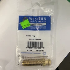 Western 72 & 76 Nut and Nipple CGA 555 for Butane / Propane Liquid Withdrawl