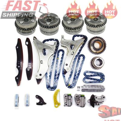 Timing Chain Kit & Camshaft Adjuster Fits for Benz M278 W212 CLS500 GL550 E550