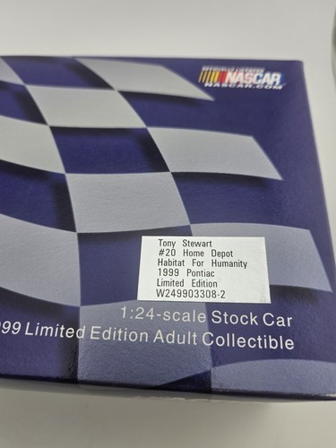 Tony Stewart #20 Home Depot Habitat For Humanity Action 1999 Nascar Diecast 1/24 - Picture 14 of 14