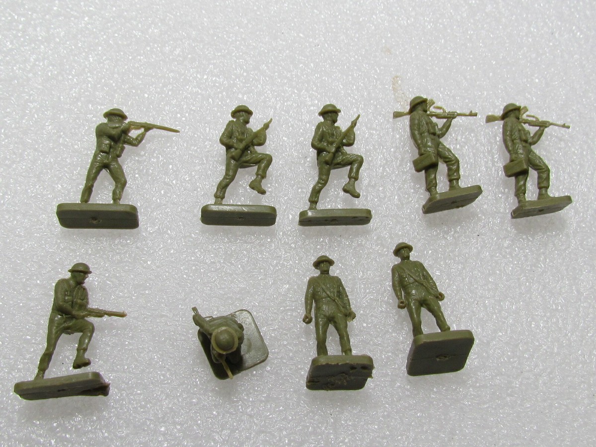 1960's Airfix WW2 Set 1703 British Infantry Combat Type 2