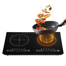 Electric Ceramic  Cooker 2 Burner Cooktop 2000W+2000W Touch Control Cooktop