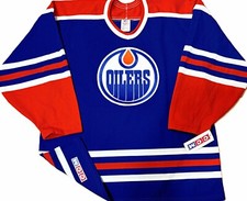 VINTAGE-NWT-L EDMONTON OILERS CIRCA 1988-1995 CCM/MASKA MiC NHL JERSEY