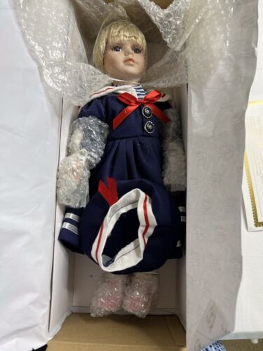 New Samantha Sailor 30300 Doll Heritage Signature Collection 14" Navy Blue White - Picture 1 of 9