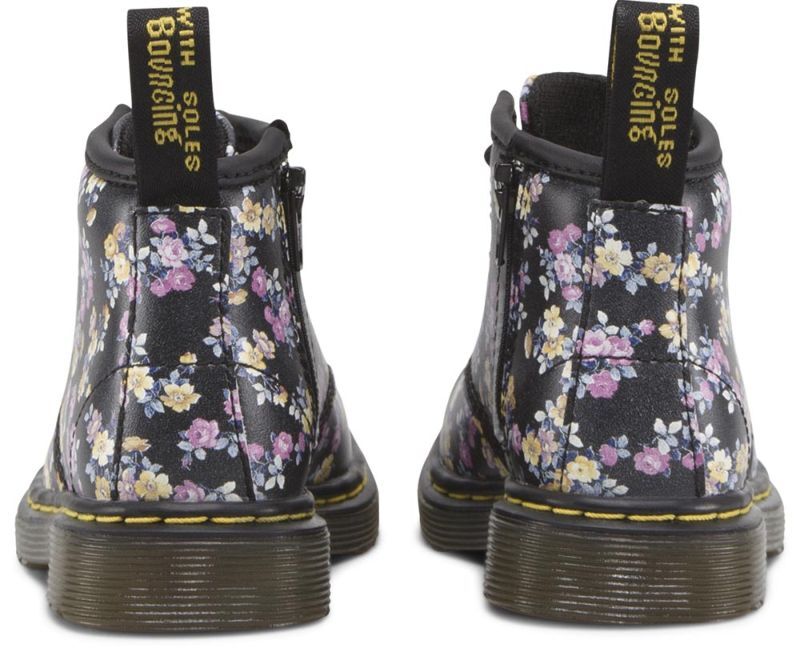 Dr Martens Kids 4 Hole Brooklee B Black Mini Tydee image 2