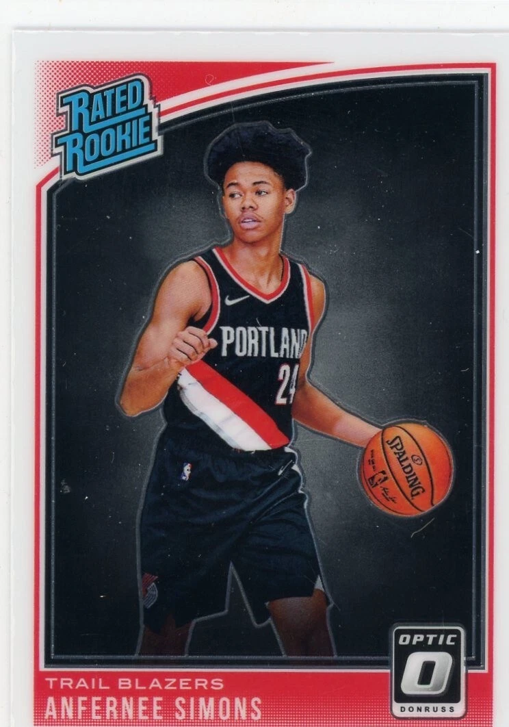2018-19 Panini Donruss Optic - Rated Rookie Anfernee Simons #186 (RC) Celtics