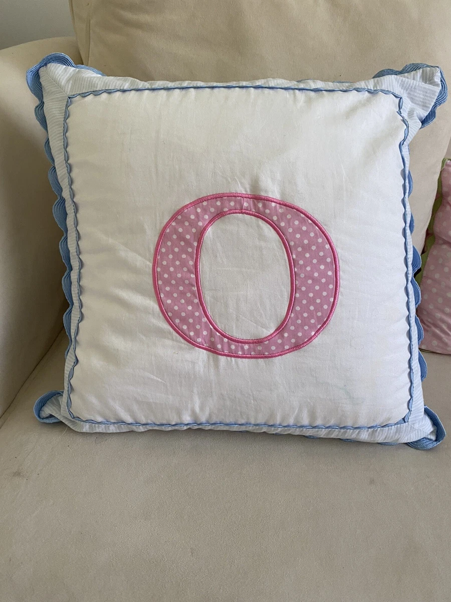 pottery barn kids monogram pillow cover