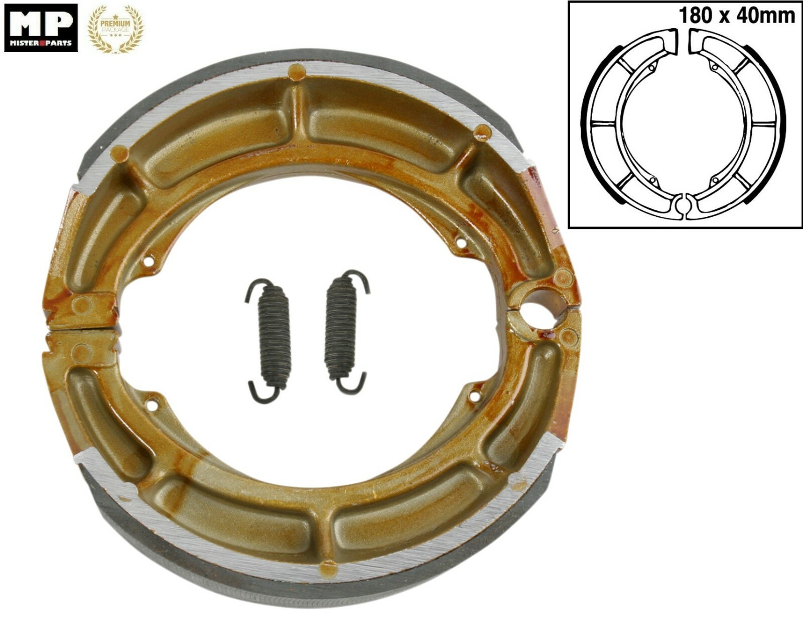 Remplacer mâchoires usées Suzuki GT 750 élimine sifflement tambour arrière 180mm