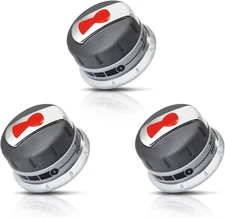 Grill Control Knobs Replacement for Weber 88848 Genesis 300 Series 2011-2016 BBQ