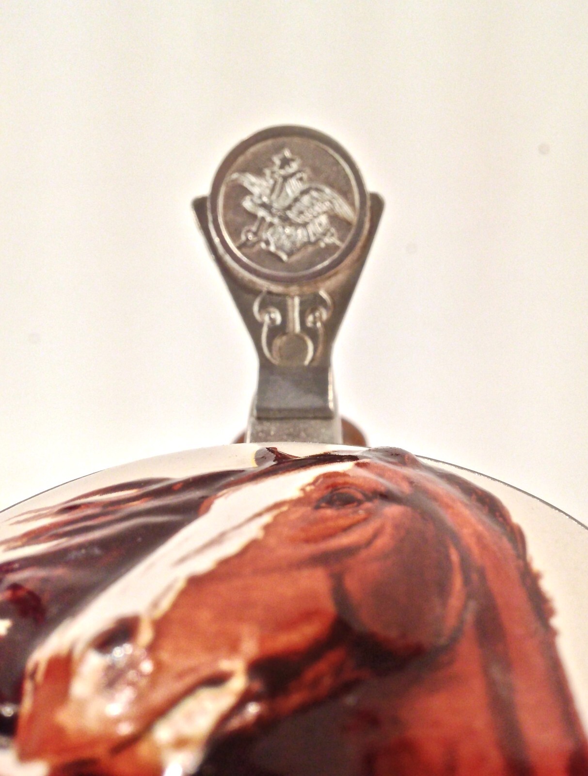 Vintage 1995 Anheuser Busch Menbers Only CB-1 Beer Stein Ceramarte Brazil NOS