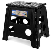 Foldable Step Stool Small Collapsible Folding Durable Fold Up Heavy Duty No Slip