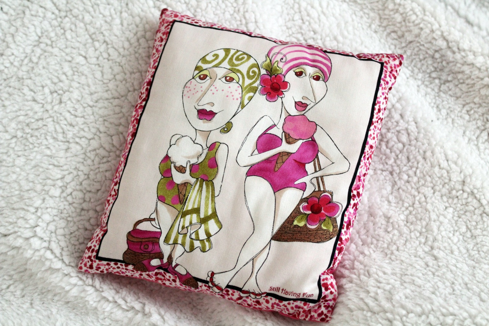 Deko Kissen Danke für den Urlaub Geschenk Mitbringsel Freundin Schwester Nachbar