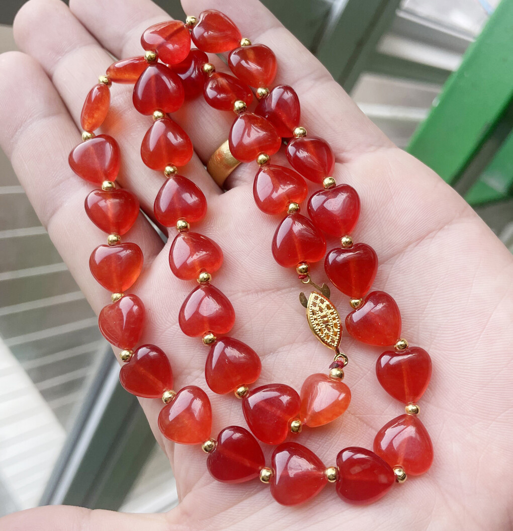 Created Ruby In Zoisite Lab Gems Gemstone Color Snake Silver Tone Chain - Foto 7