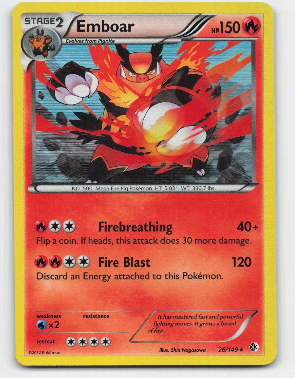 Emboar 056/052 Bw3: Hail Blizzard for sale | eBay