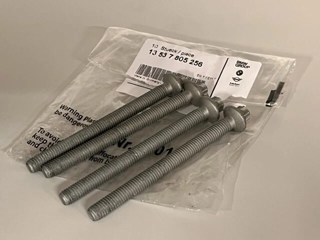 4x ORIGINAL BMW Schraube Injektor 1er 2er 3er 4er 5er N47/57 B47 