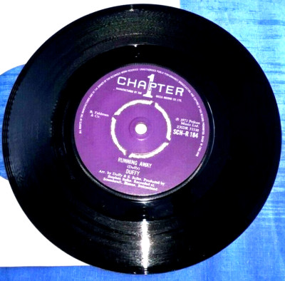 DUFFY, RUNNING AWAY, 1973 CHAPTER 1 LABEL, ROCK, PROGRESSIVE, EX- PLAYS EX+.