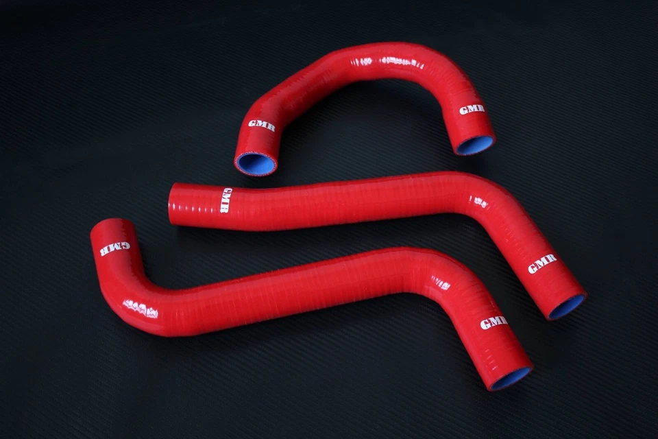 Manguera de radiador de refrigerante de silicona roja para Pontiac GTO 2004 5,7 L V8 Foto 4 de 4