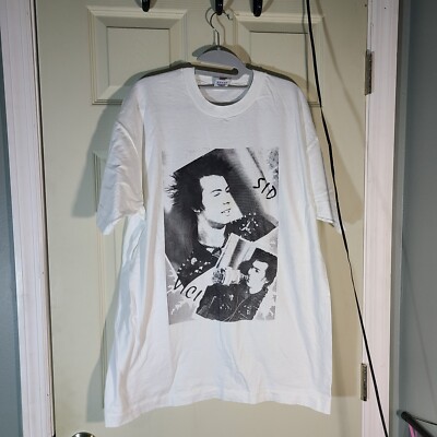 VTG Sex Pistols Sid Vicious T-Shirt sz XL 90s Punk Rock RIP