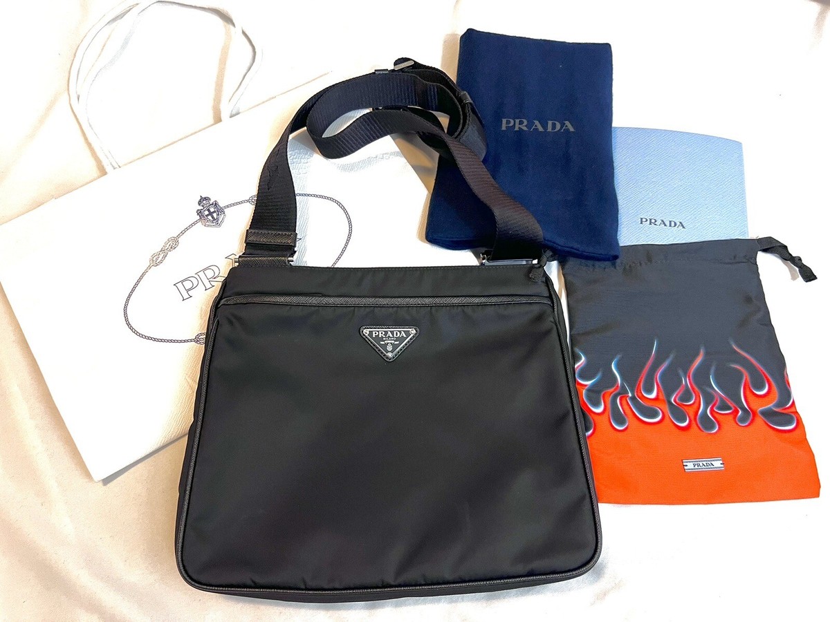 ★【PRADA】 Re-Nylon Saffiano Shoulder Bag★ Prada Re-Nylon and Saffiano Shoulder Bag | Saks Fifth Avenue