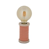 Tischlampe Tischleuchte Wohnzimmerlampe Retro Beistelllampe E27 Orange H 12 Cm