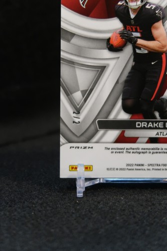 2022 Drake London Spectra Rookie Patch Auto 2/2 APA-DLO SSP RPA (Send Offers) - Picture 7 of 7