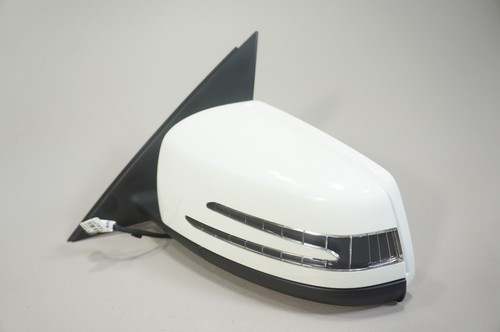12-2014 mercedes w204 c250 c300 espejo retrovisor delantero lado conductor blanco - Imagen 11 de 12