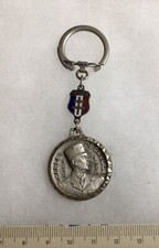 FRANCE - GENERAL DE GAULLE Commemorative Keychain 1890-1970