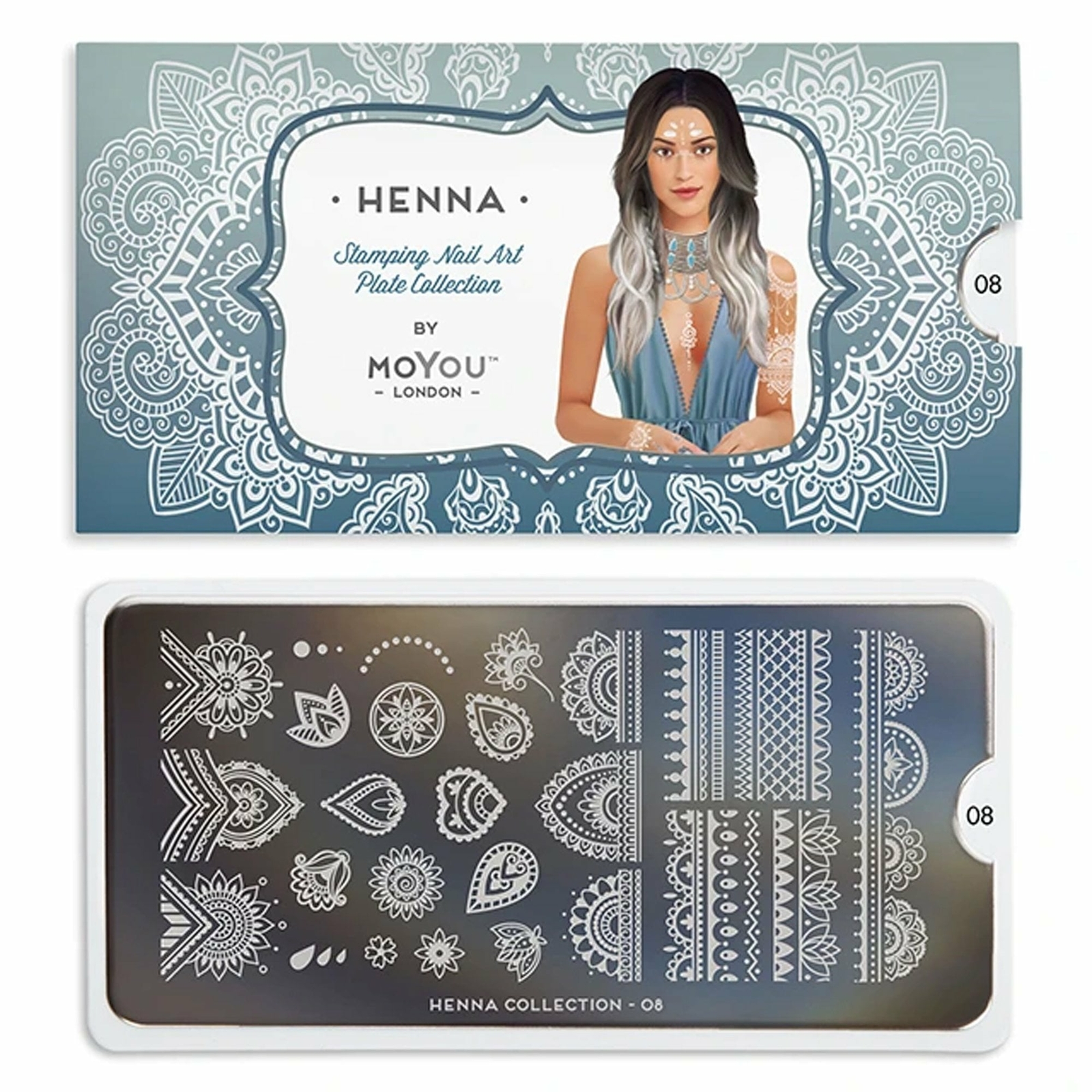 MoYou London Nail Art Image Plate - Henna 08 (198187)