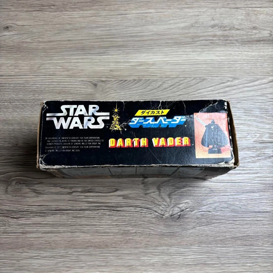Figura De Colección Takara Diecast Die Cast Darth Vader Japonesa Guerra de las Galaxias 1978 Japón Foto 4 de 4
