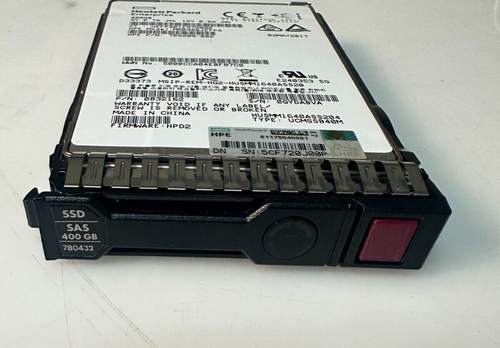 779168-B21 HPE 400GB SAS 12G WRITE INTENSIVE SFF (2.5IN) SC SSD 780432-001 - Afbeelding 2 van 3