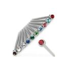 gems, piercing jewelry all nose related 745 pc lot nose rings, studs, retainers,