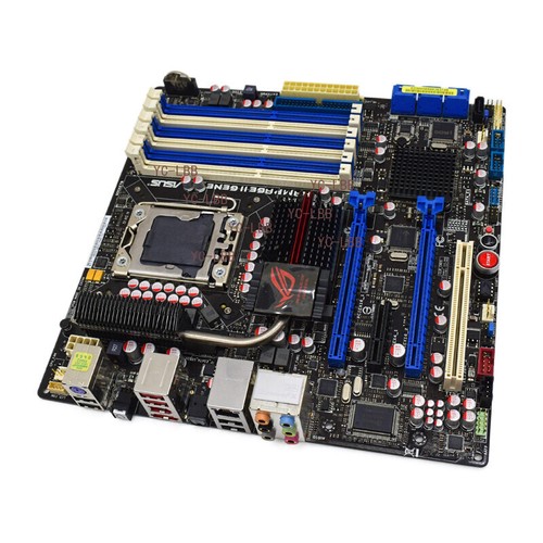 Intel X58 Motherboard ASUS Rampage II GENE LGA1366 DDR3 for Intel Core i7 CPU - Picture 5 of 10