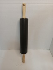 Kitchenware Unbranded Black 10" Rolling Pin Cooking Baking