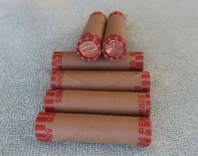 2012-D **Original Bank Wrapped ** Uncirculated Lincoln Cent Roll - OBW Penny's