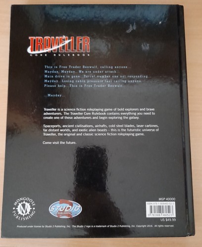 Traveller RPG, Traveller Core Rulebook, Mongoose Publishing, 2016. - Picture 2 of 4