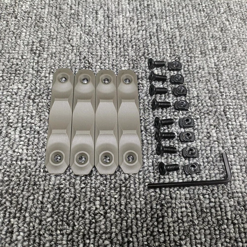 4 Stück Nylon MLOCK Schiene Handschutz Abdeckblende für M-loCk System 80/120 mm - Bild 48 von 48