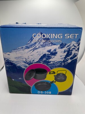 COOKING SET OUT-OF-DOORS DS-308 BACKPACKING CAMPING COOKBSWT NEW IN BOX