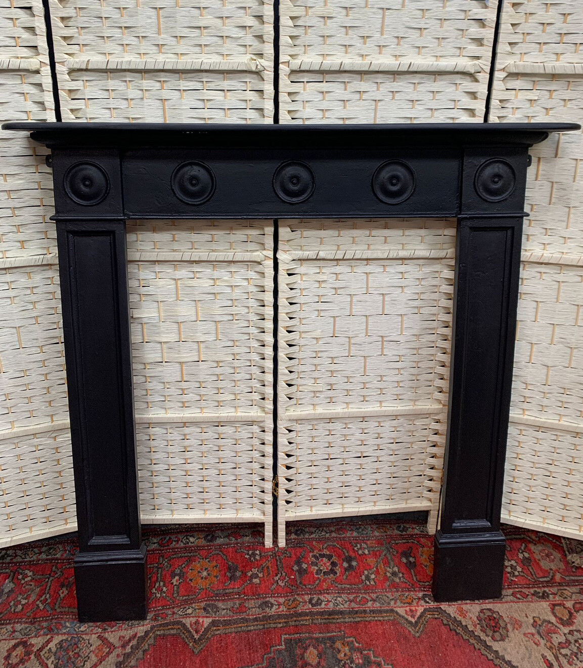 Cast Iron Fireplace Fire Surround FITS FLAT WALL🚚DELIVERY