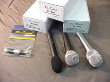 MICROPHONE BUNDLE - 3 VERSATILE MICS  USEFUL AUDIO EXTRAS - PRO QUALITY