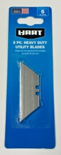 5 Replacement Blades, Heavy Duty Utility Blades, Professional Quality