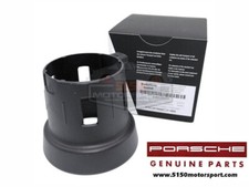 Porsche Cup Holder Cayenne 958 Insert Large OEM Tequipment Black Cupholder 