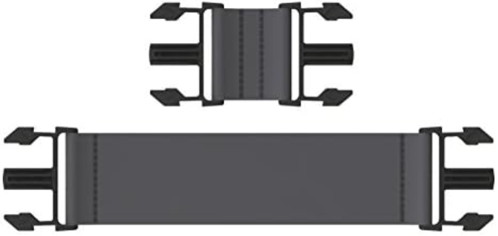 921993 Extra Clips (6 long & 4 short clips) Piscina Galleggianti, Nero Opaco