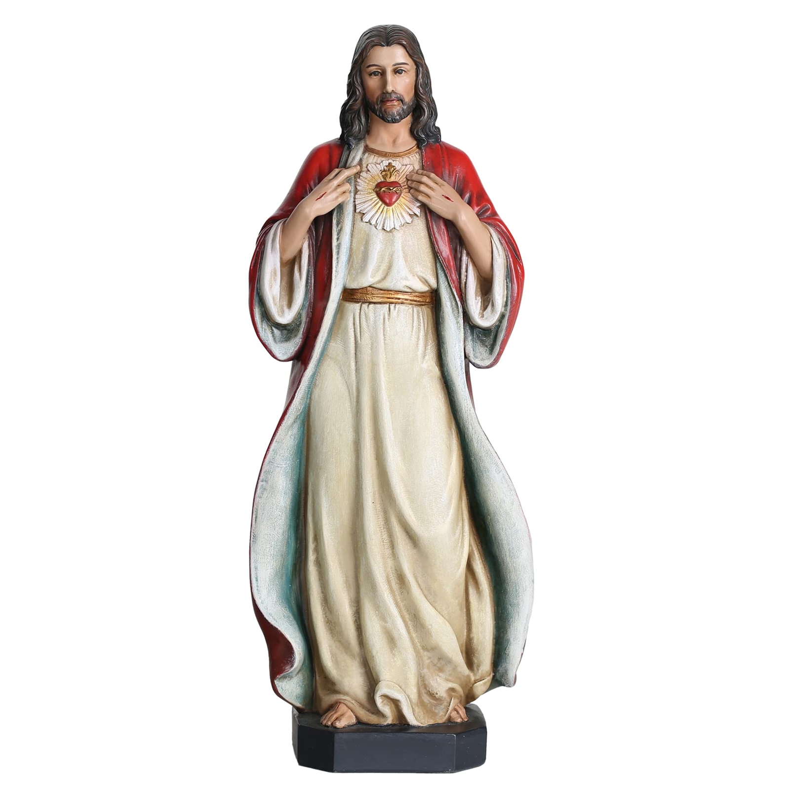 BC Catholic Sacred Heart of Jesus Statue, Jesus Christ Figure, Religious Gift...
