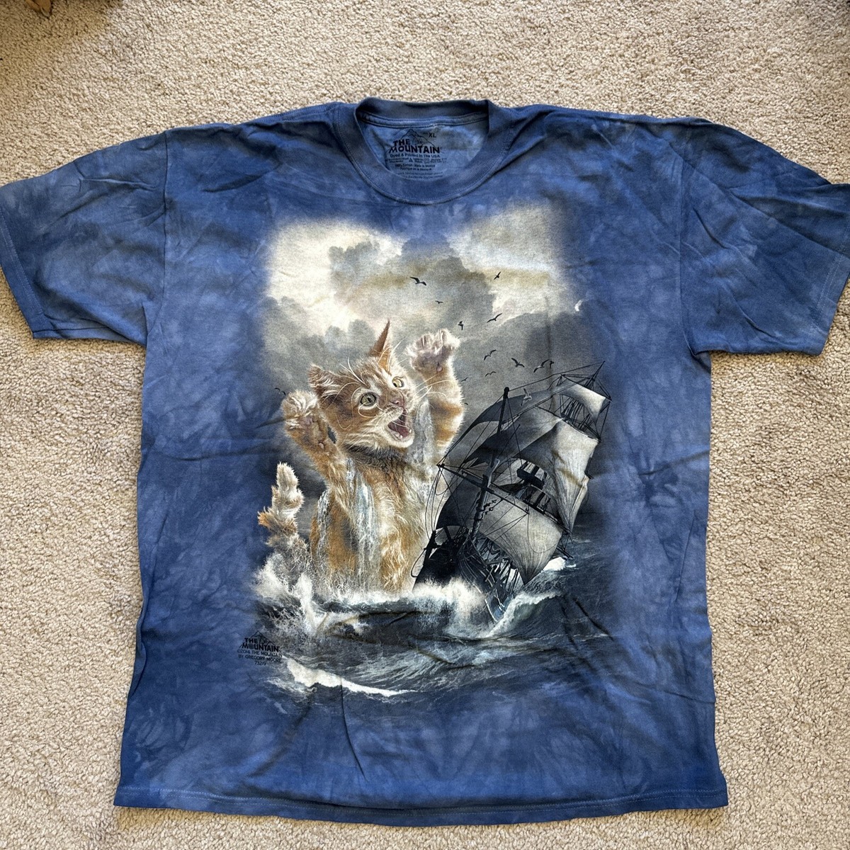 The Mountain “ The Kraken Cat” Shirt ￼Brand New Men Size XL | eBay