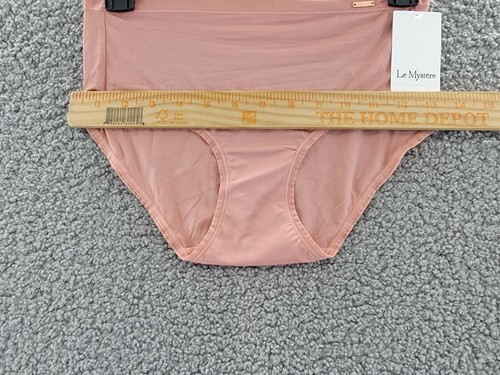Le Mystere Infinite Comfort Brief Panty S/M Pink Quartz Elastic Waist Pull On - Picture 5 of 17