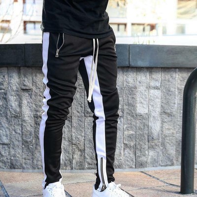 Pantalones Largos Deportivos Para Hombre Ropa De GIMNASIO Chándal De Moda  Casual | eBay