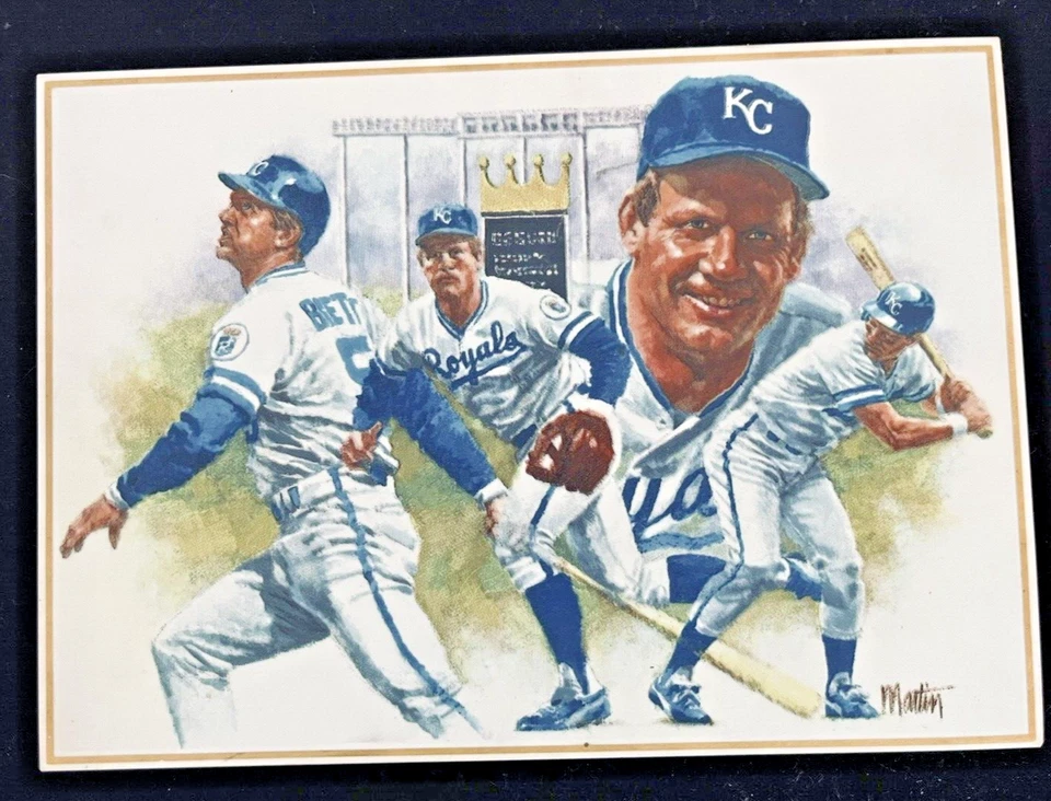 Placa George Brett Royalty In Motion Gartlan PLACA ENMARCADA LTD Foto 2 de 4