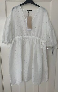 ZARA ECRU 2019 LIMITED EDITION COMBINED ORGANZA DRESS REF: 4661/103 BNWT | eBay