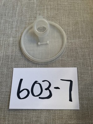 4'' Vintage Tupperware Replacement Lid 603-7 Made in USA Clear with 564-3 Cap