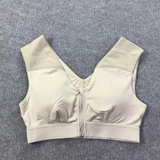 Tommie Copper Sports Bra Womens Medium Front Zip Znergy Supportive Athletic Top